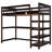 Twin Size Loft Bed With Storage Desk And -Colored Shelves For Space Optimization-980327076-980327073