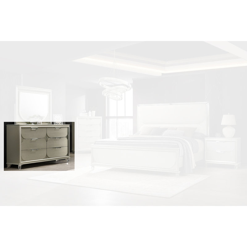 Commode 6 tiroirs Lusero
