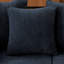 Canapé modulaire en chenille - Chaise rembourrée moderne avec sièges moelleux, coussins fixes et design polyvalent pour le salon, la chambre à coucher et le bureau