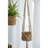 Set Of 2, 5X5x4.5" Hanging Planter With Cotton Hanger, Bohemian Style