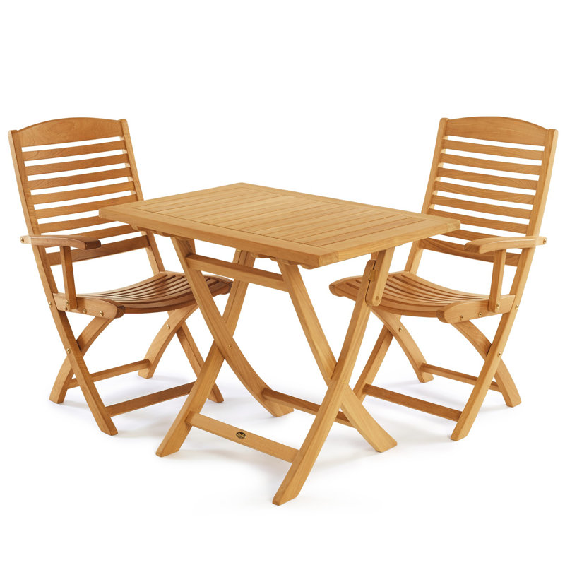 ARB Teak Outdoor Rectangular Teak Outdoor Folding Dining Table