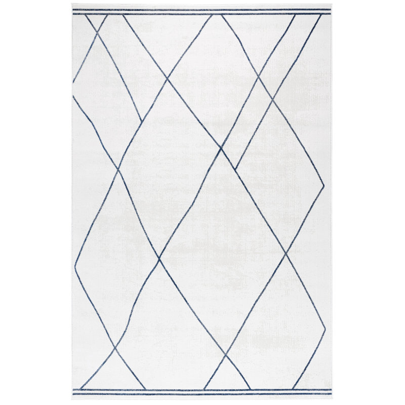 Tapis rectangulaire Stamatia, Rectangle 4 pi x 5 pi 11 po
