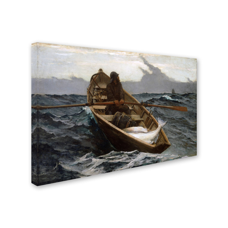 « the fog warning », reproduction sur toile tendue, H 22 po x l 32 po