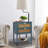 Master Classical Nightstand with 2 Rattan Drawers, Bedside Table with Storage, End Table-170754231