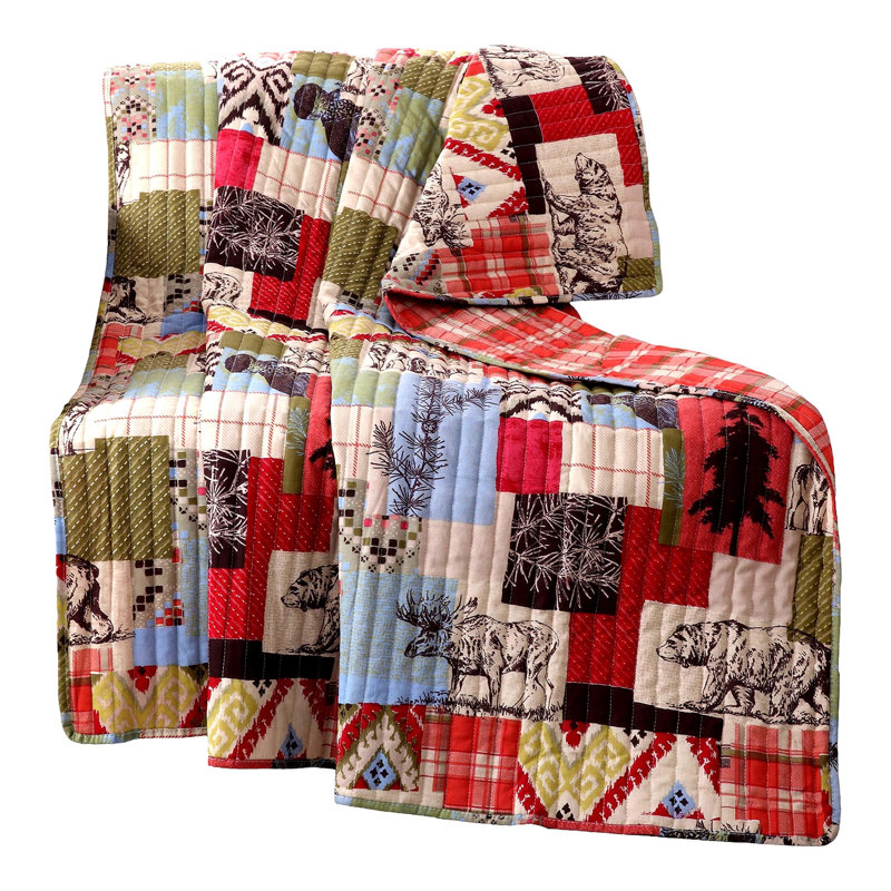 CozyCabin Rustic Lodge Throw Blanket 50x60