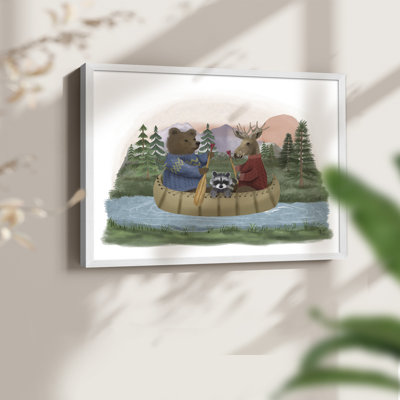 River Trip - Impression encadrée - Restickable