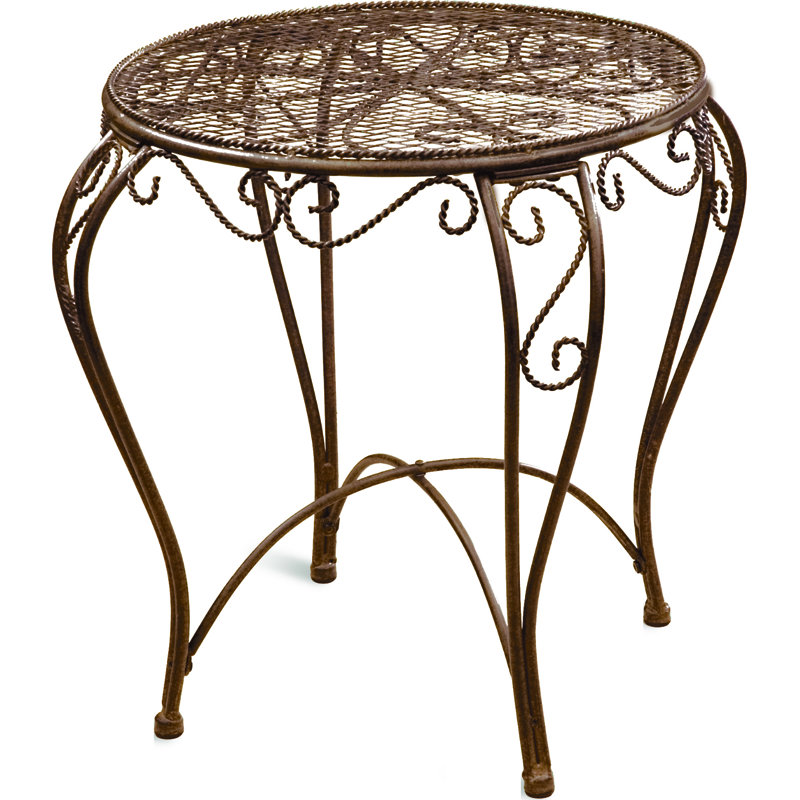 Table d'appoint en métal Riggio
