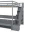 Lit escamotable double sur double avec lève-personne hydraulique et conception de bureau