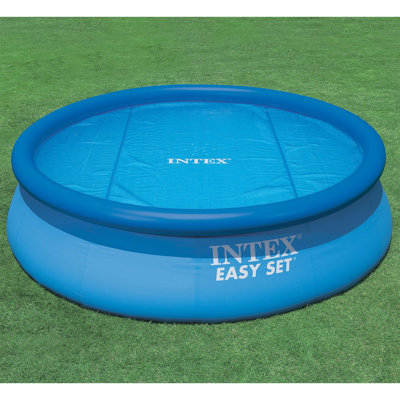 Intex Inflatable Round Pool, 18’ Round Solar Pool Cover & Type A Filter (6 Pack)