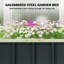 Outsunny Galvanised Raised Garden Bed with Gloves-1026510949