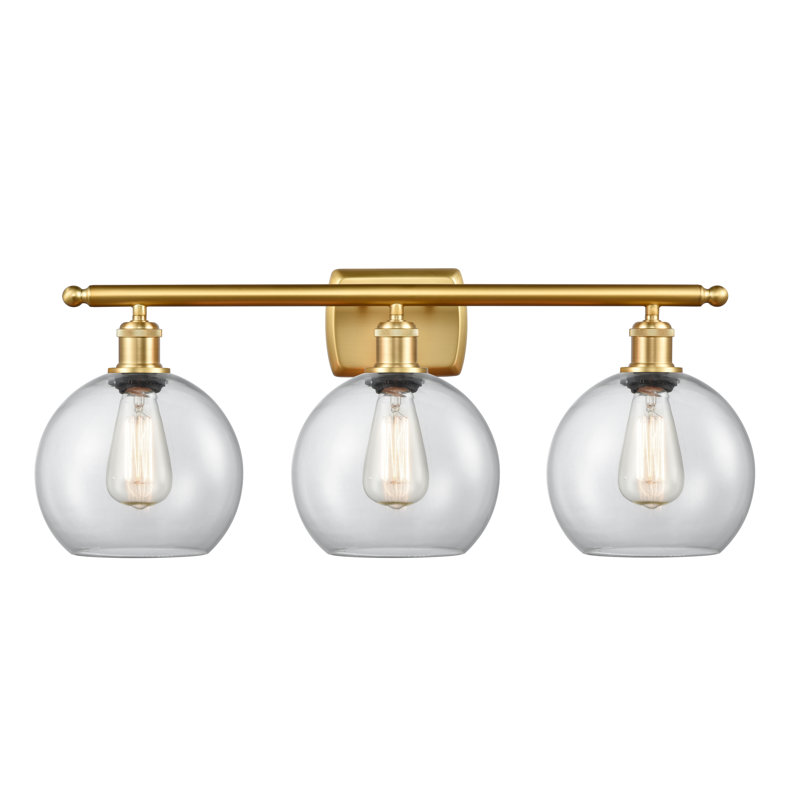 Baptista 3 - Light Dimmable Vanity Light, Satin Gold