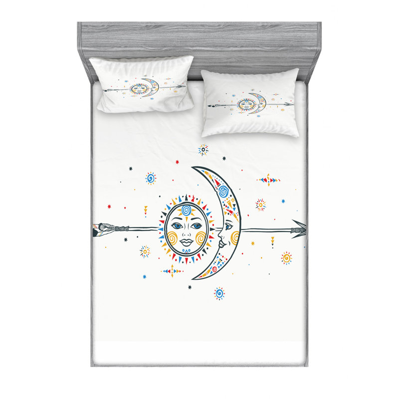 Microfiber Sheet Set, Queen Sheet Set with Fitted Sheet