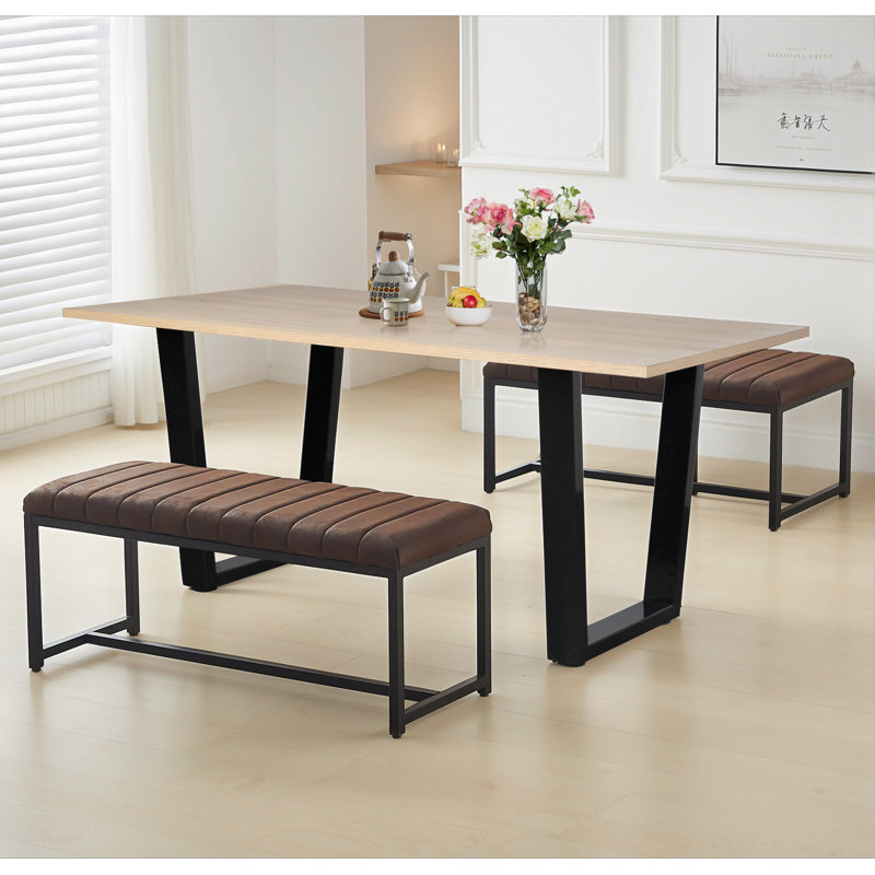 Antigua 4 - Person Dining Set, 77cm H x 150cm L x 80cm W