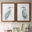 Blue Heron I - ensemble de 2 reproductions d'art sur toile encadrées-595298014-595298015