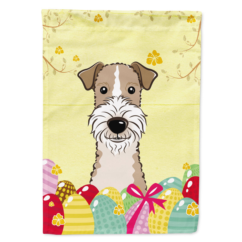 Drapeau de jardin Eron, Fox-terrier