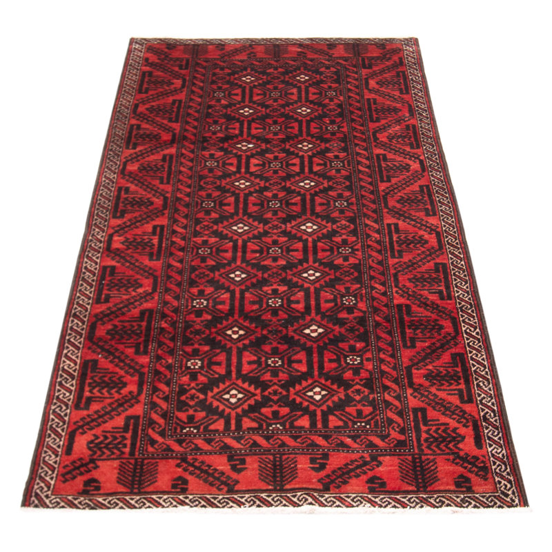 Macaluso One-of-a-Kind Rectangle 4' X 8' New Age Wool Area Rug in Black