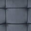 Causeuse grise et gris avec dossier lâche