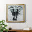 Proud Elephant - Reproduction d'art graphique sur toile encadrée-1263565289-1263565292