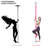 Yescom 9.25 Ft Professional 45mm Silicone Spinning Static Dance Kit, Dancing