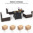Laresha 4 - Person Patio Conversation Set with Cushions-31204079