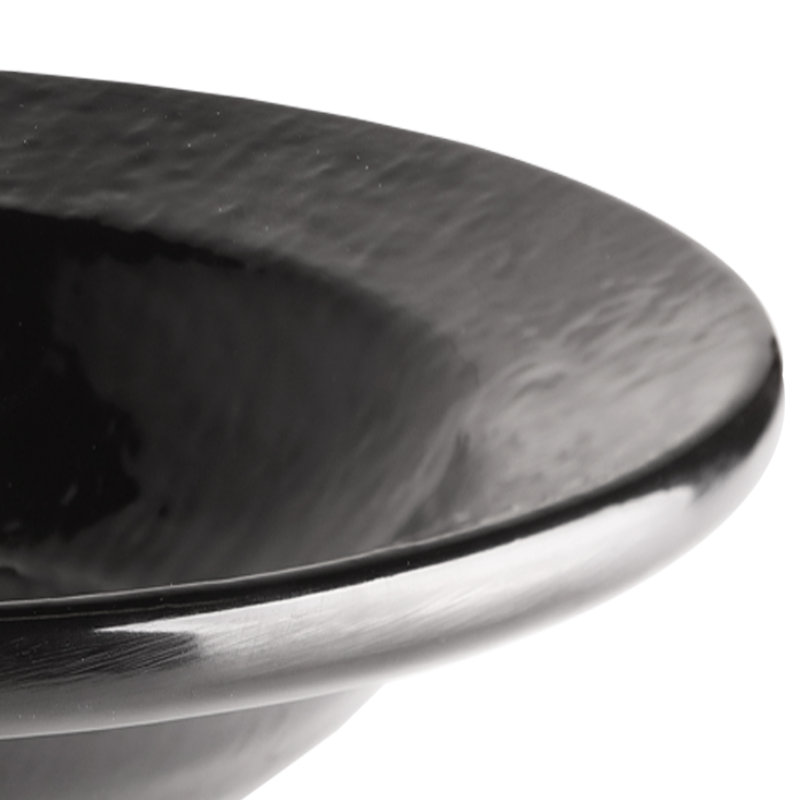 Elite Global Solutions Melamine Pasta Dish, Black