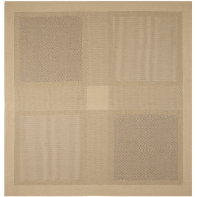 Tapis d'intérieur / extérieur à motif géométrique Dirks Performance