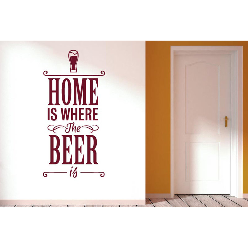 Wall Decal, Large, Burgundy