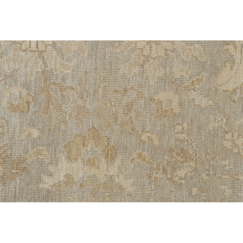 Handmade Silk and Wool Area Rug, Rectangle 7'1" x 9'11"