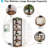 70.87 Inch Tall 6-Tier Rustic White Corner Bookshelf For Efficient Storage And Decor In Living Rooms & Offices-196806761