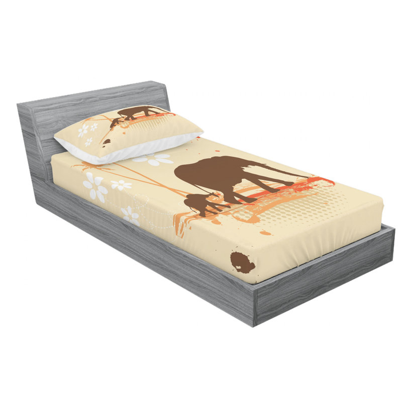 Microfiber Sheet Set, Twin Sheet Set + Fitted Sheet + 1 Pillowcase