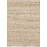 Tableau Wool/Viscose Beige Area Rug