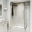Elan E-class 48" W x 36" D x 82" H Sliding Frameless Shower Enclosure with 3/8" Clear Glass&Base-1175222835-1175222832