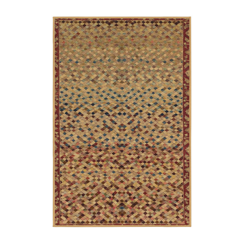 Tapis abstrait moderne 1709, Rectangle 7 pi x 10 pi