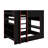 Full Size Gaming Bunk Bed With Desk, Storage Shelves, LED And Charging Station
