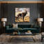 Faune Oryx beige, art mural sur toile-2112442320