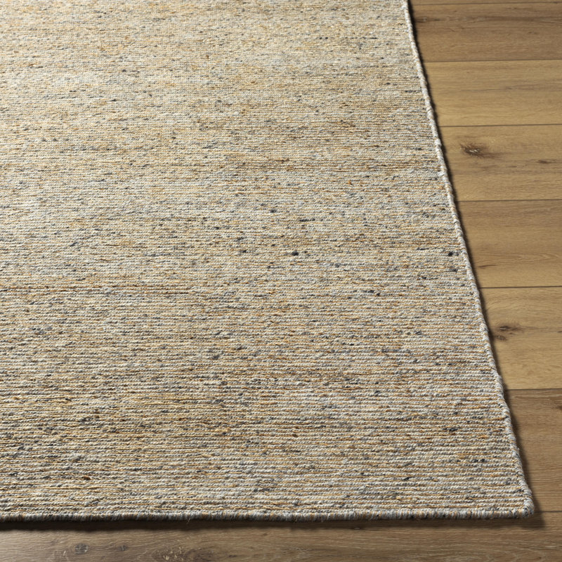 Natural Soumek Abstract Area Rug, Rectangle 9' x 12'