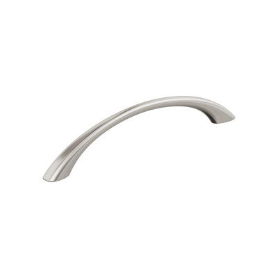 Vaile 6-5/16 inch (160mm) Center-to-Center Satin Nickel Cabinet Pull - 25 Pack