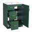 Meuble-lavabo de 24 pouces avec lavabo sous-comptoir, 2 tiroirs et porte à fermeture en douceur: rangement facile à installer pour les espaces compacts-1849680337
