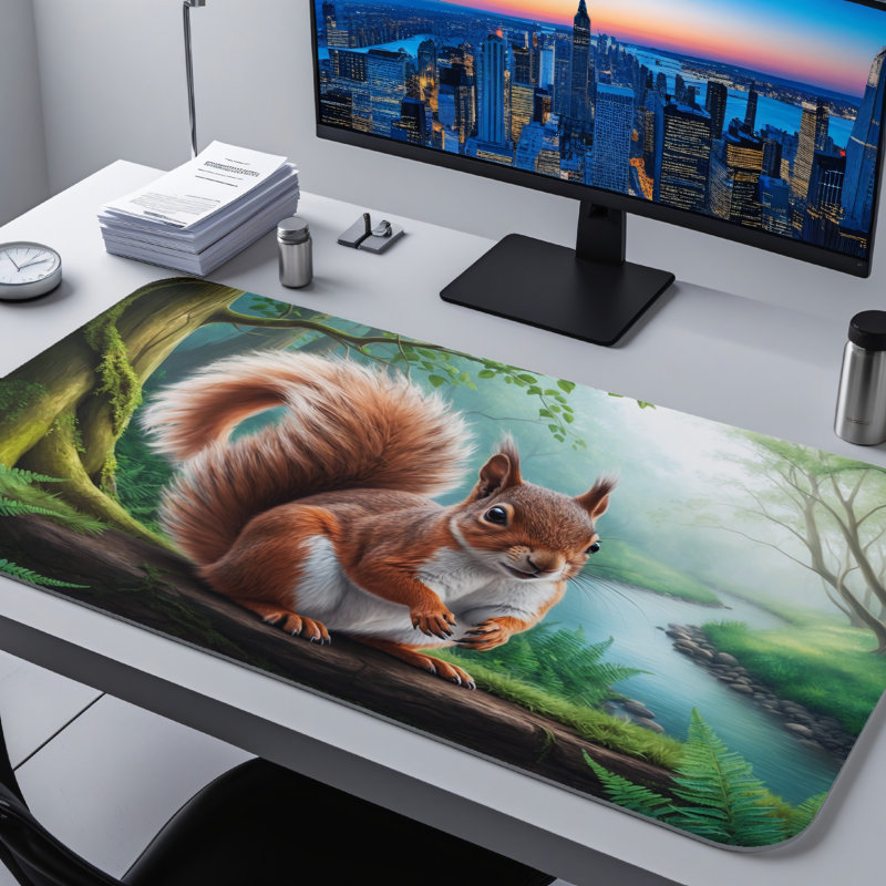 Polyester Desk Pad, 23.6x13.8