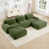 Velours côtelé vert olive sélectionné