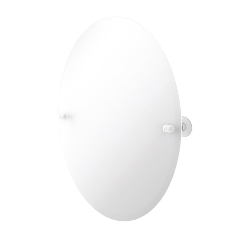 Miroir d'appoint Gober, Blanc mat