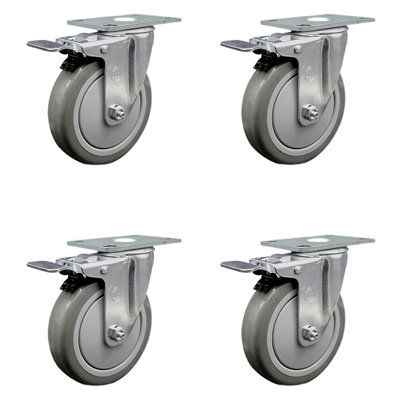 Ensemble de roulettes pivotantes Cambro