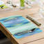 Ensemble de 4 napperons en plastique CounterArt Isla Mona Coastal