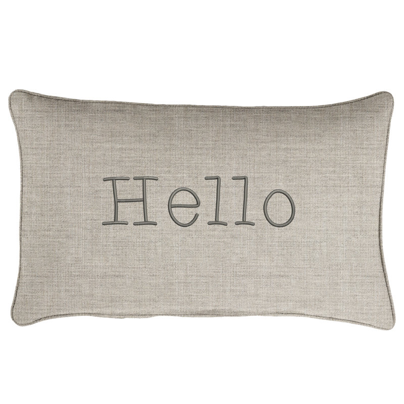  Coussin Sunbrella, Argent coulé