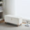 Banc de rangement avec repose-pieds 39,3 po Dayvian