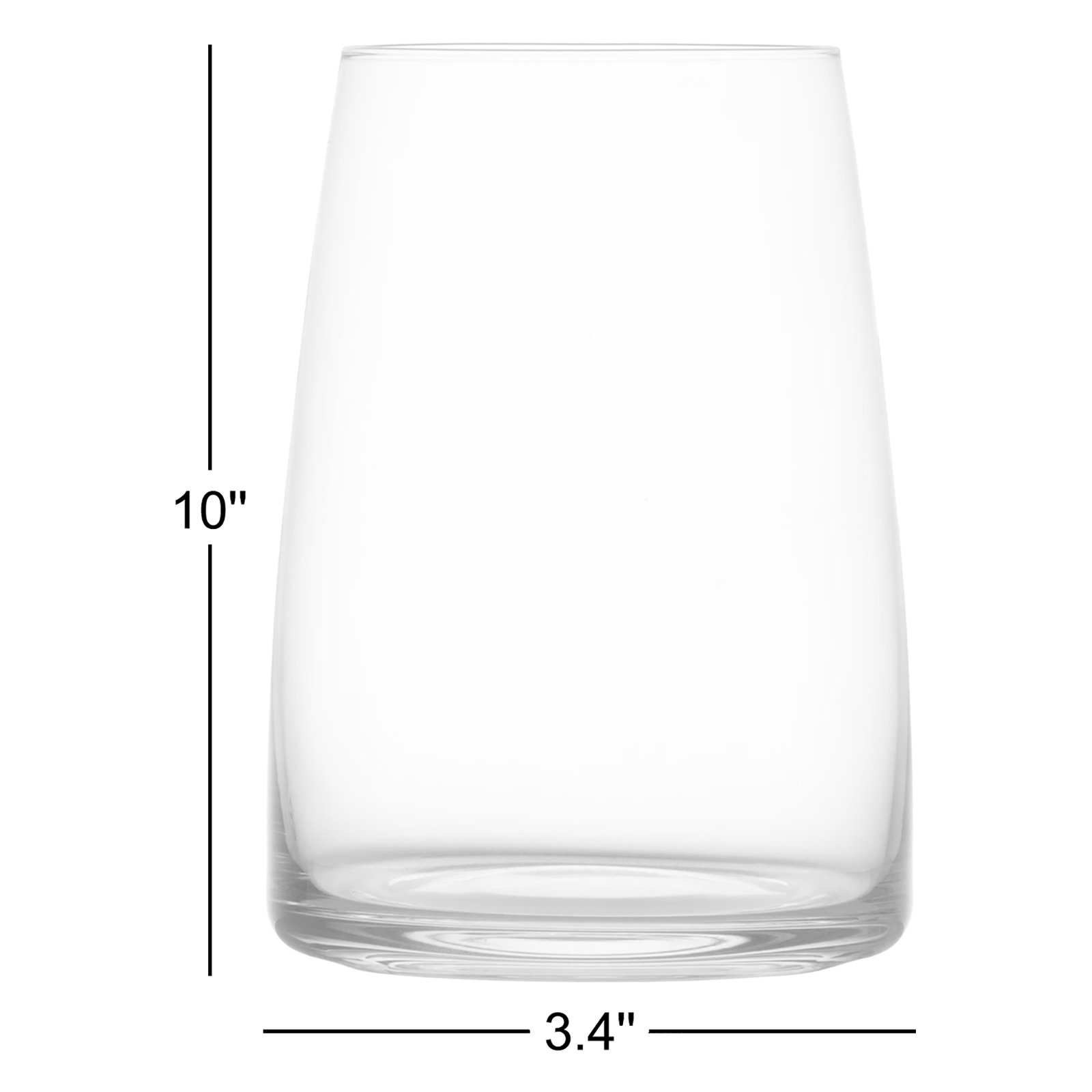 Sensa Crystal Stemless Wine Glass