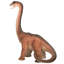 Statue de dinosaure brachiosaure à l'échelle du jurassique