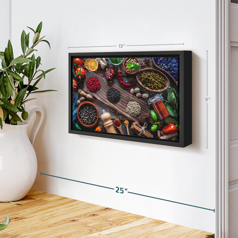«Spice For Taste Canvas Print», H 9 po x l 13 po