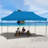 10' X 20' Pop Up Canopy Tent, Instant Canopy With Roller Bag & Sand Bags, Outdoor Canopies For Events Blue-121517490