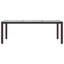 Abdus-Salam Rectangular Wicker Outdoor Dining Table , cm W cm D-96846311-90954347-90954346
